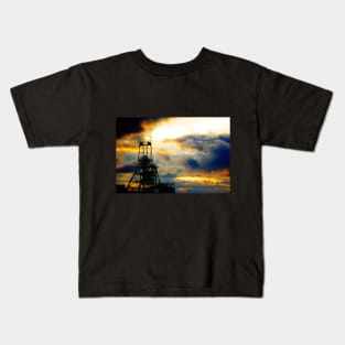 South Crofty At Sunset Kids T-Shirt